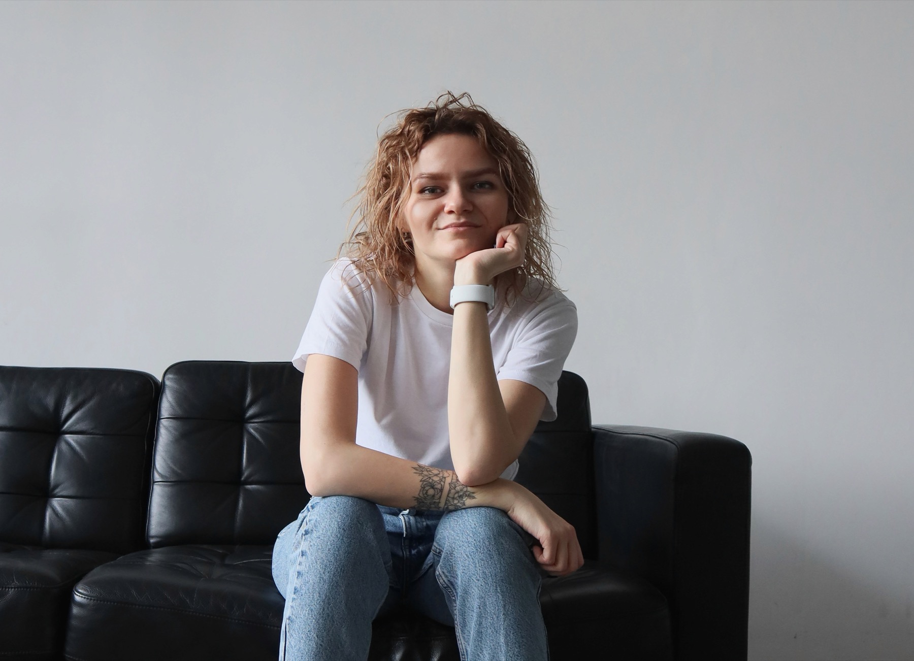 Woman with laptop